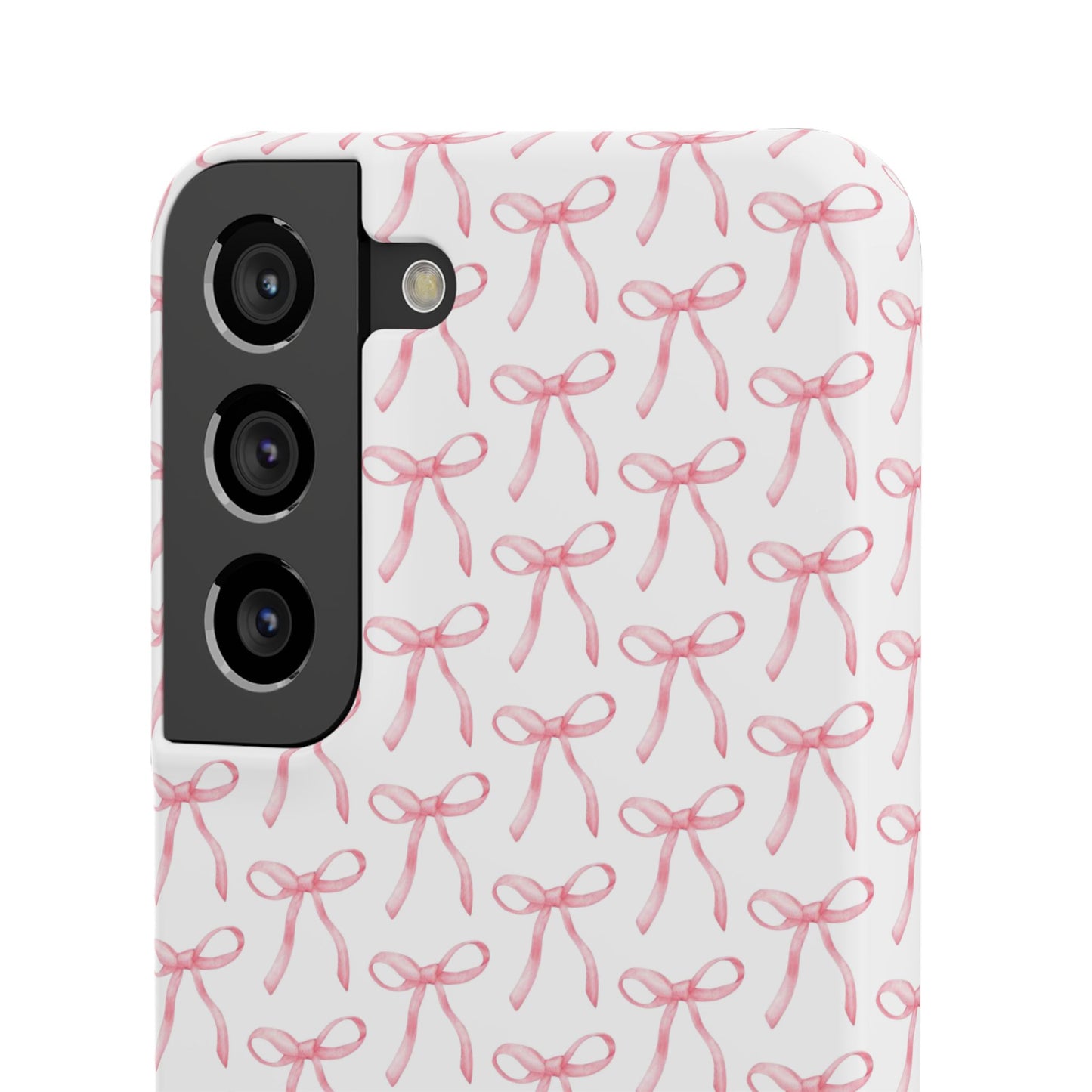 pink bow pattern phone case