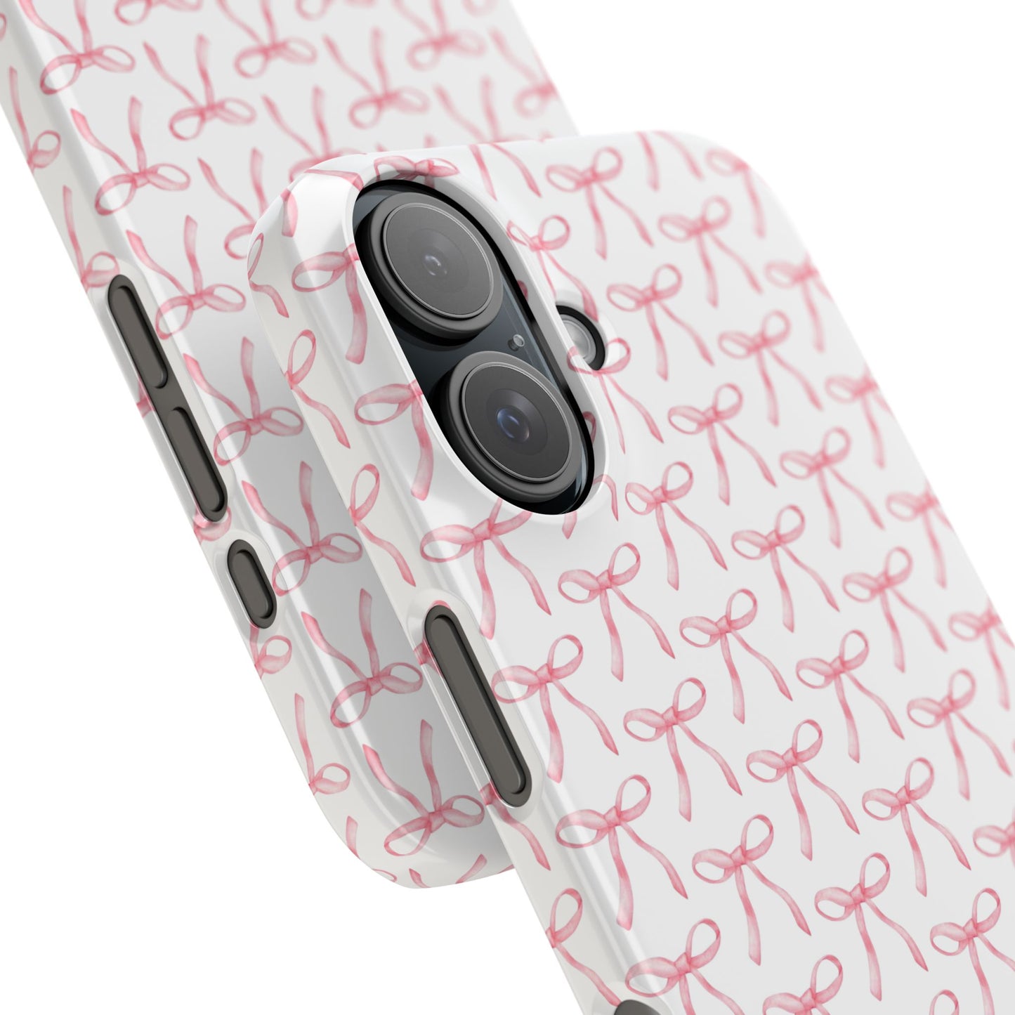 pink bow pattern phone case