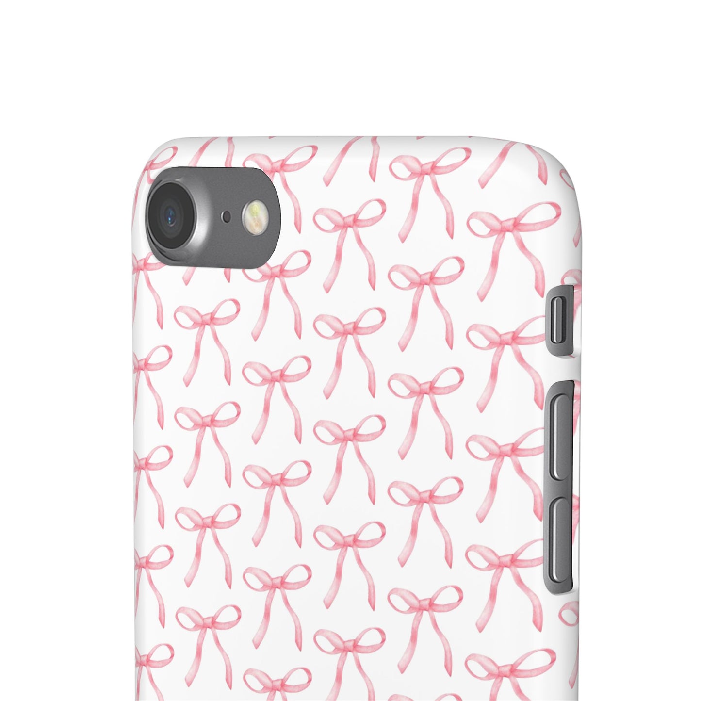 pink bow pattern phone case