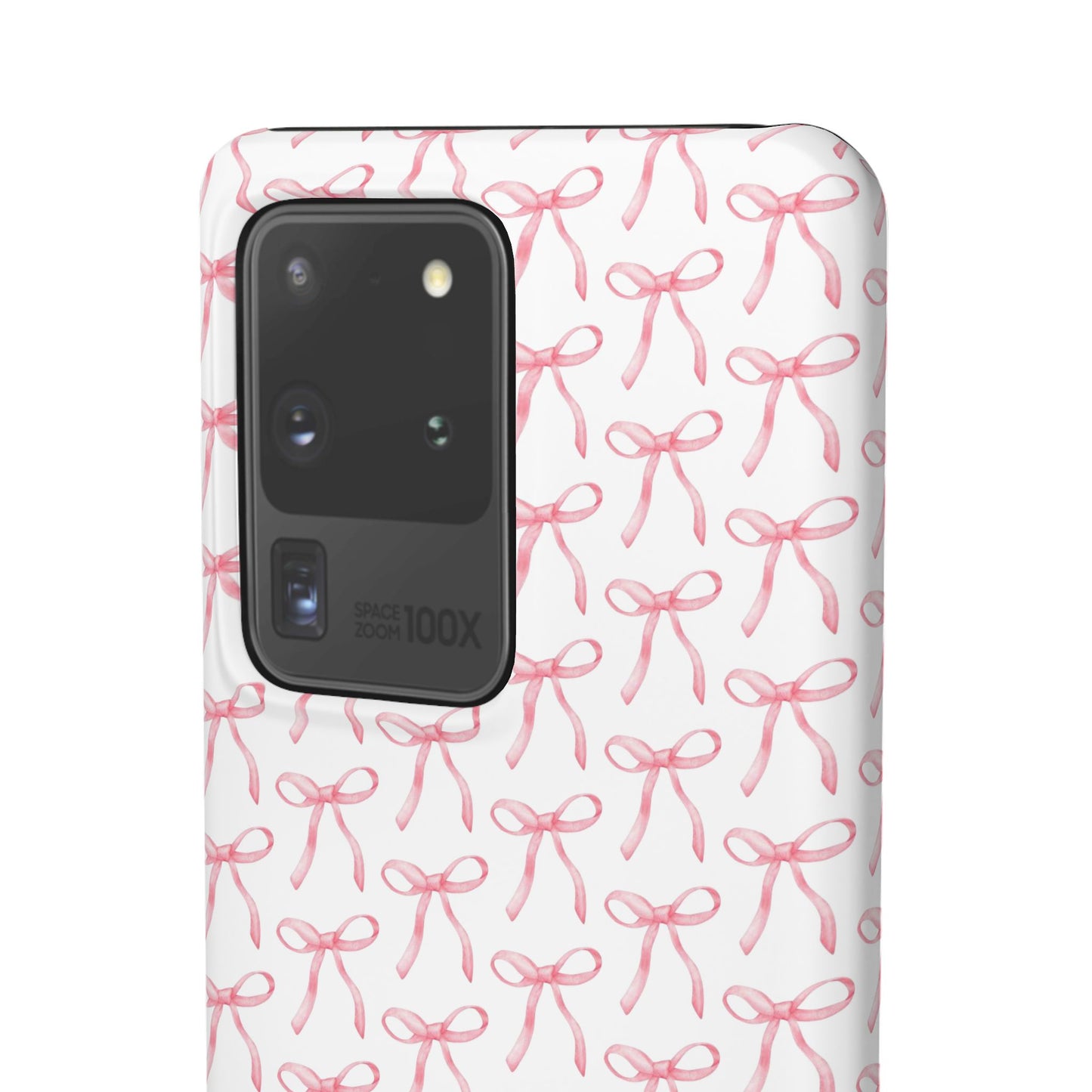 pink bow pattern phone case