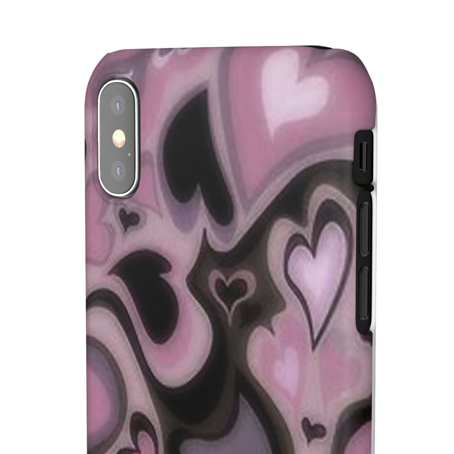 hearts pattern phone case