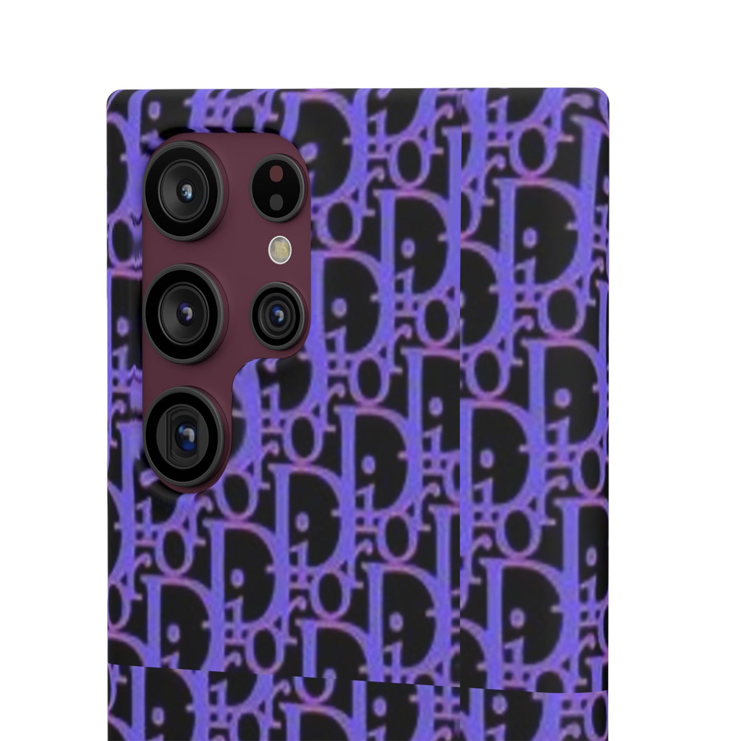 purple DIOR phone case