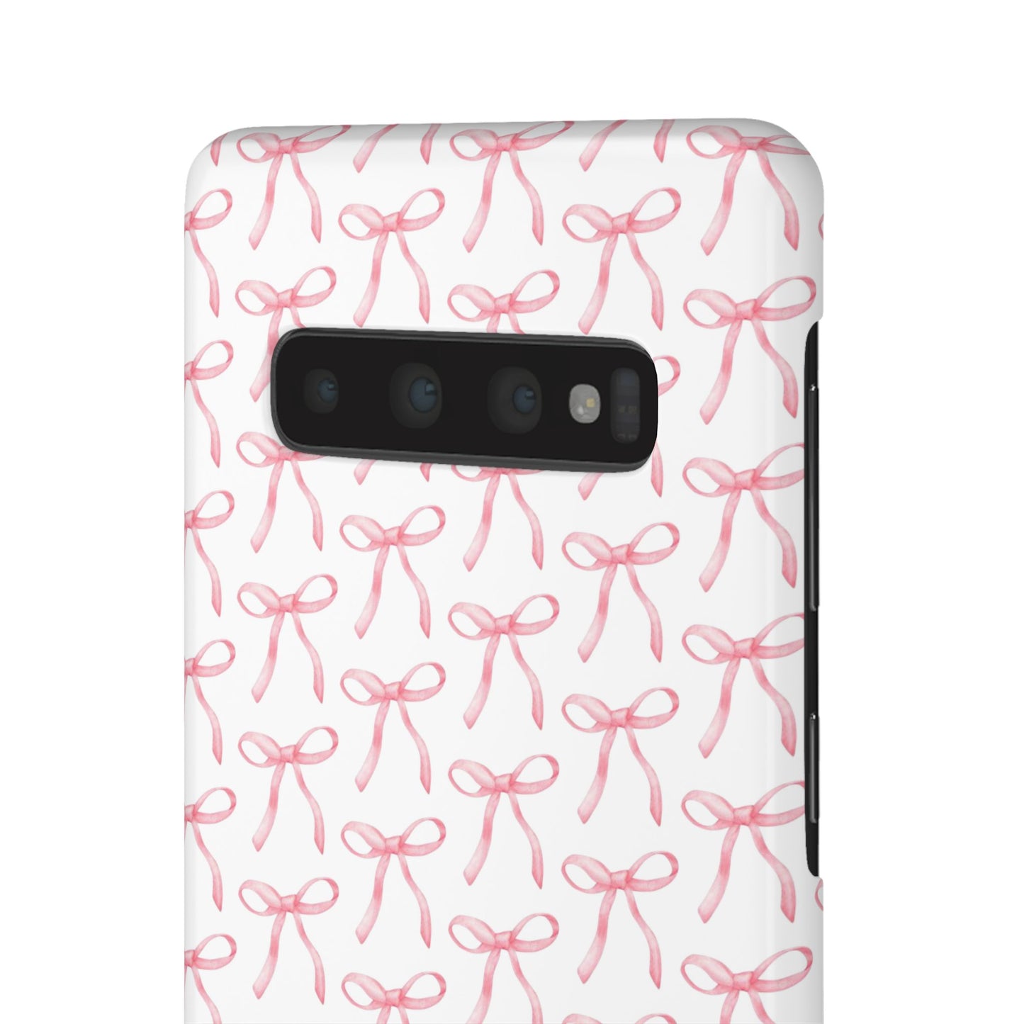 pink bow pattern phone case