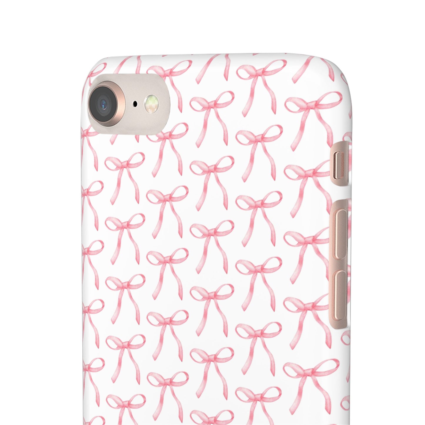 pink bow pattern phone case