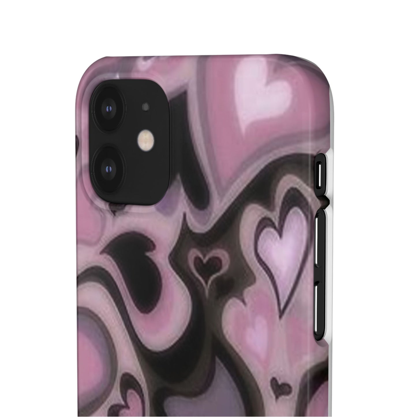 hearts pattern phone case