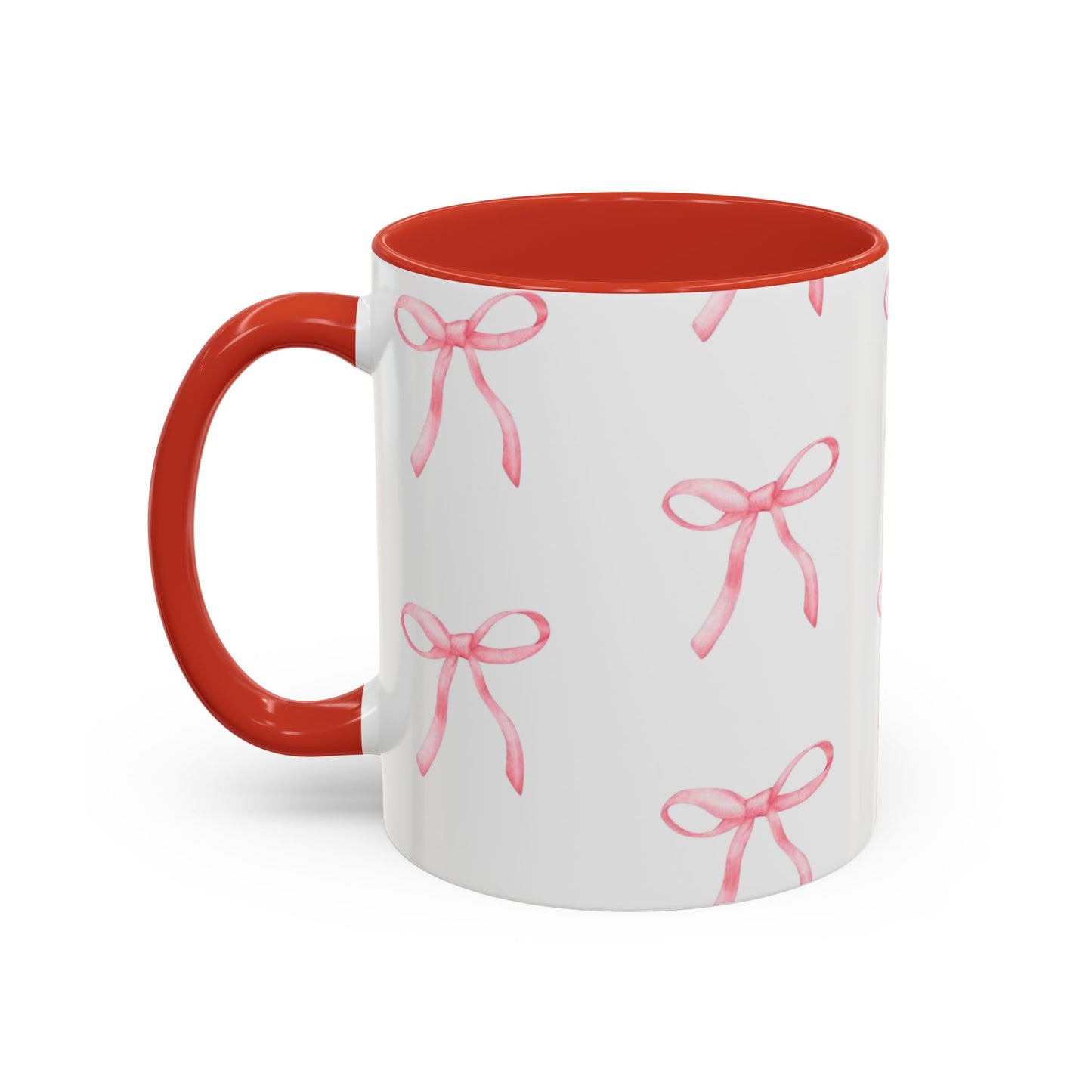 pink bow Accent Coffee Mug (11, 15oz)