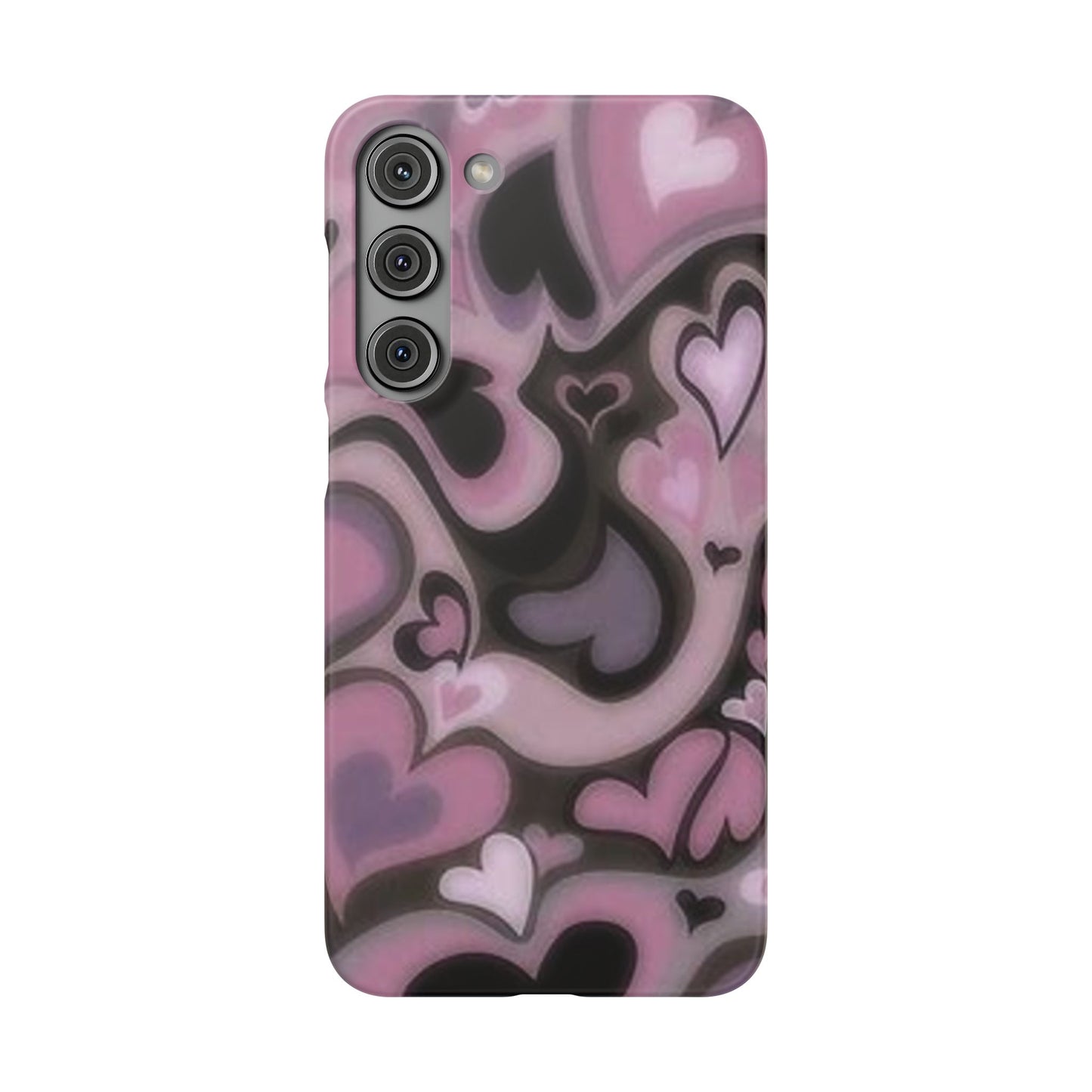 hearts pattern phone case