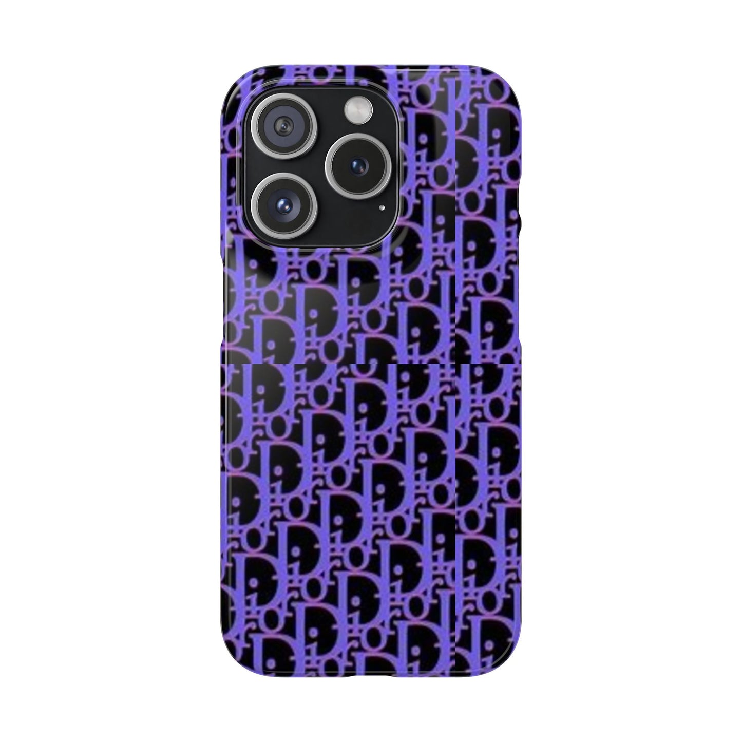 purple DIOR phone case