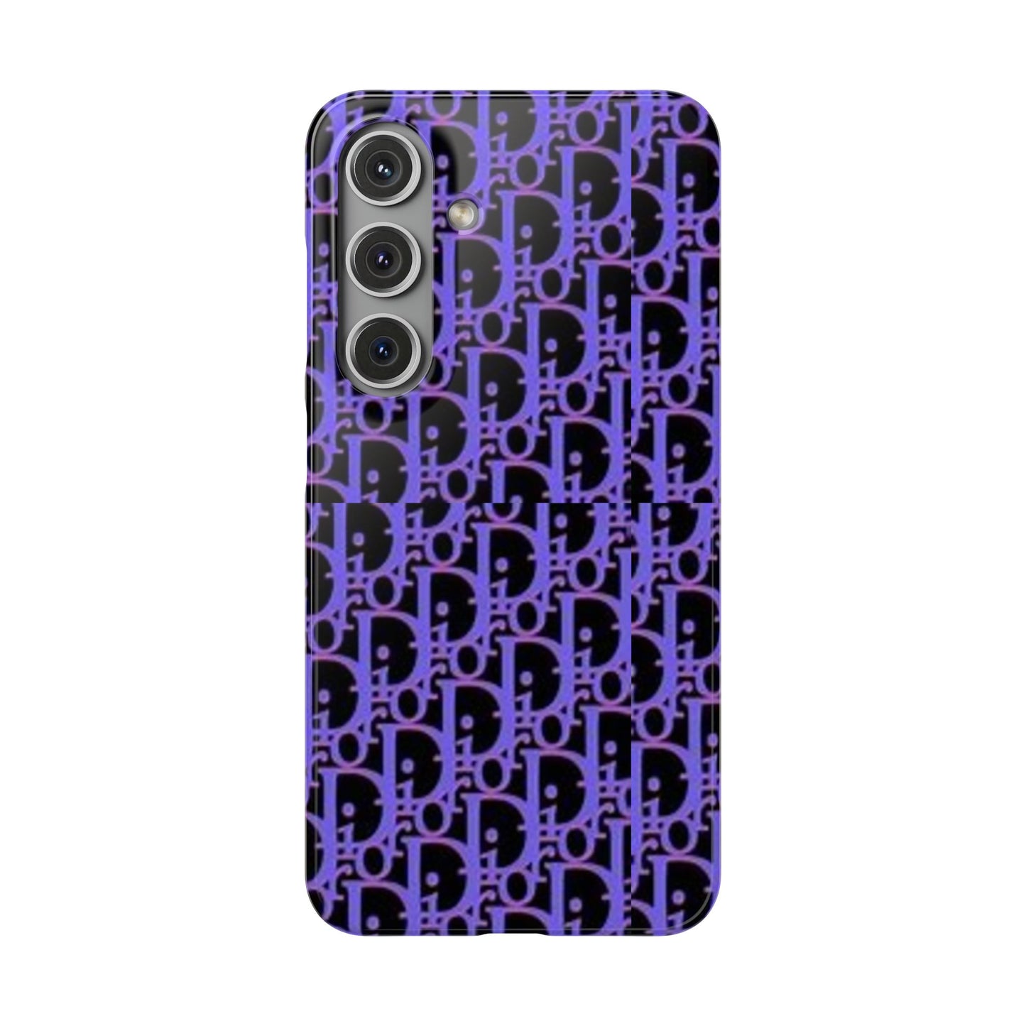 purple DIOR phone case