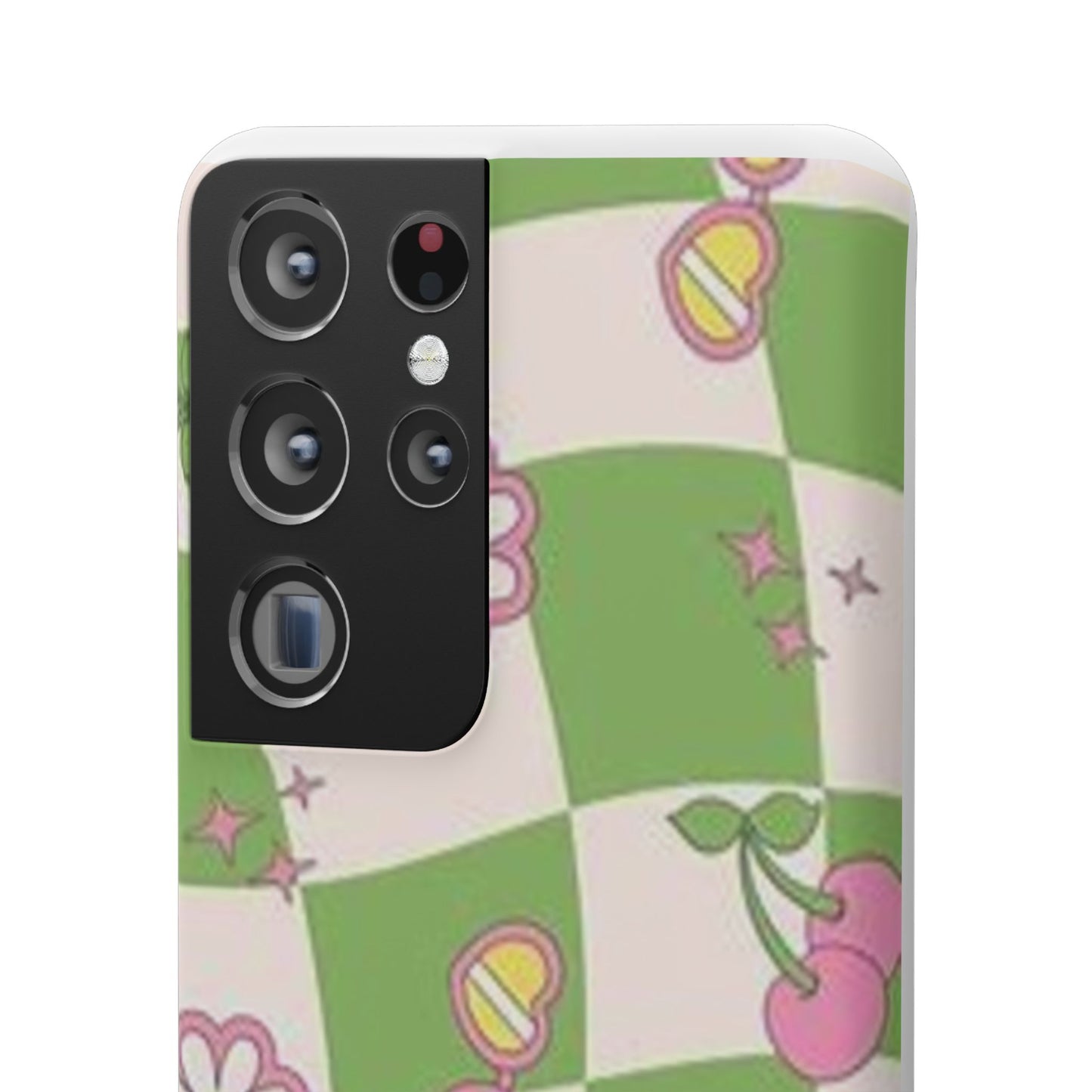 green indie pattern phone case