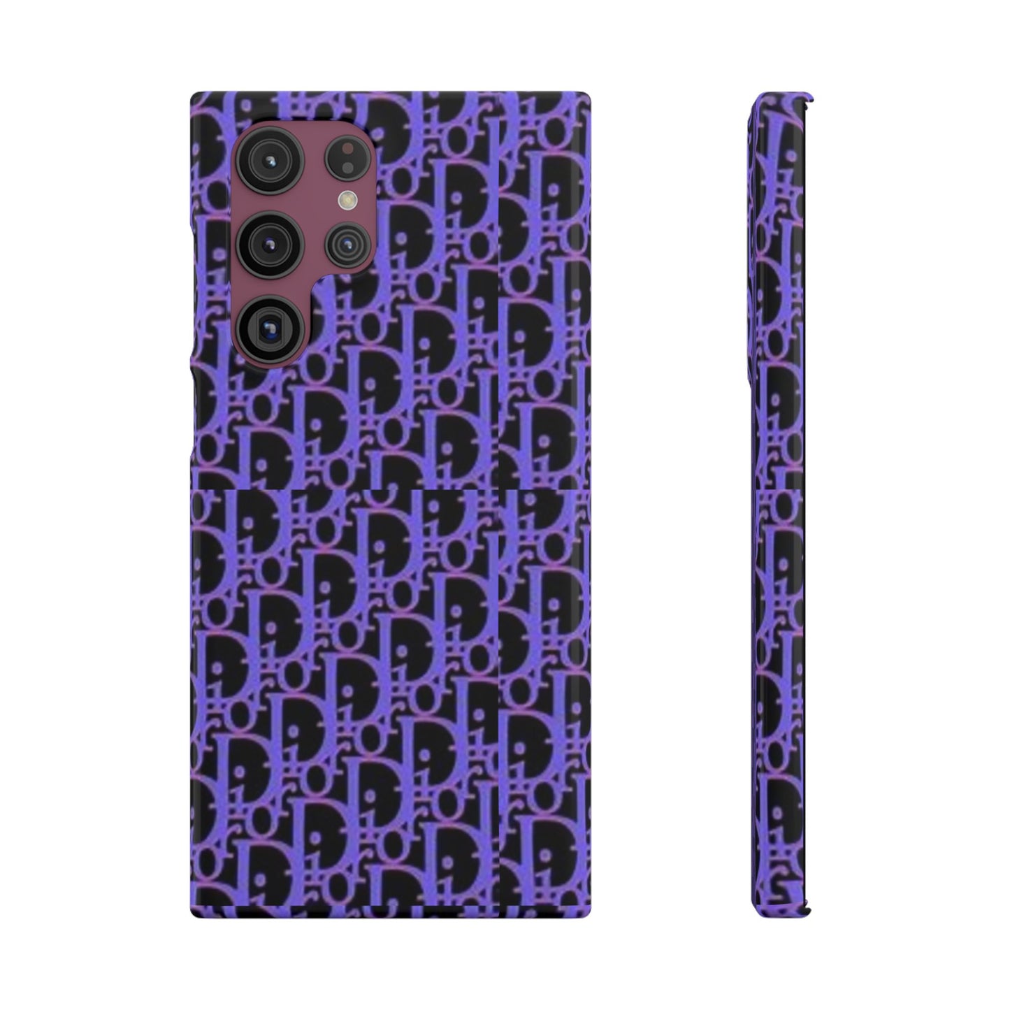 purple DIOR phone case