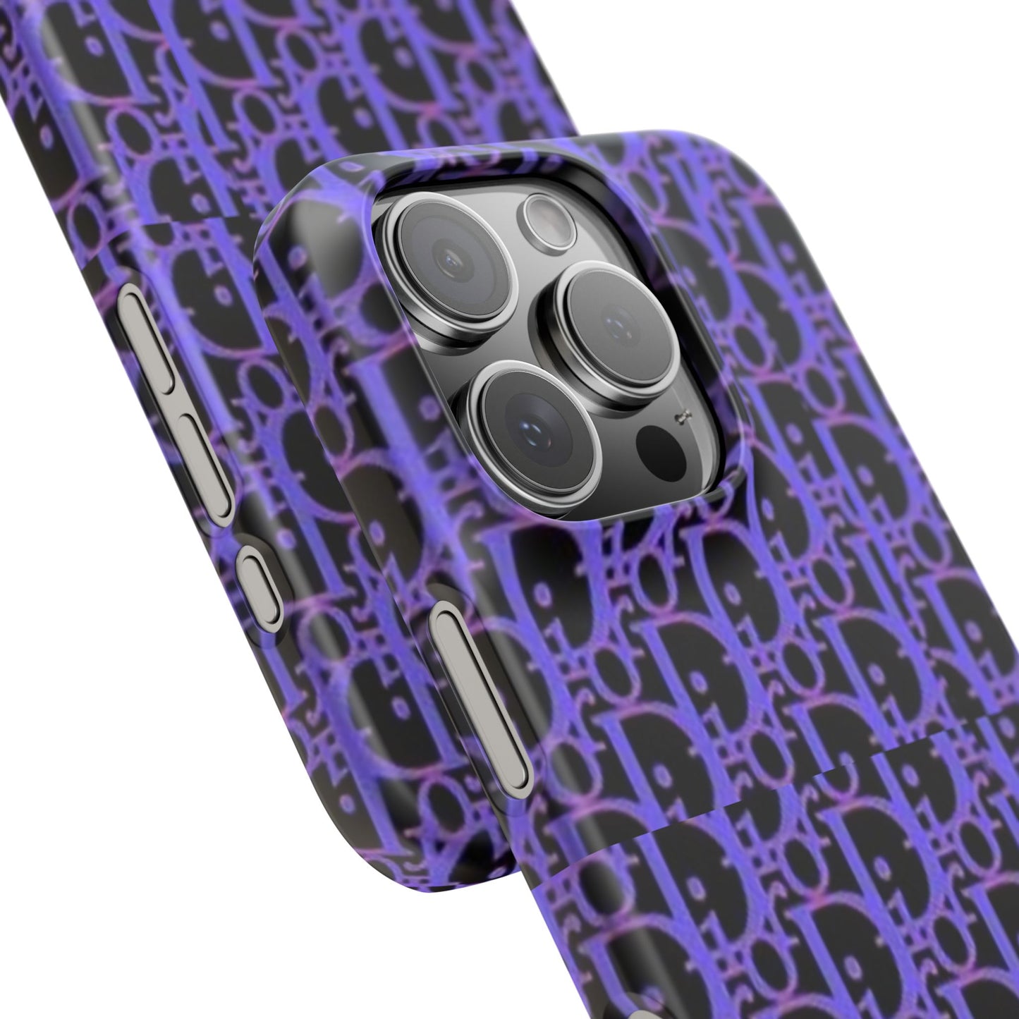 purple DIOR phone case