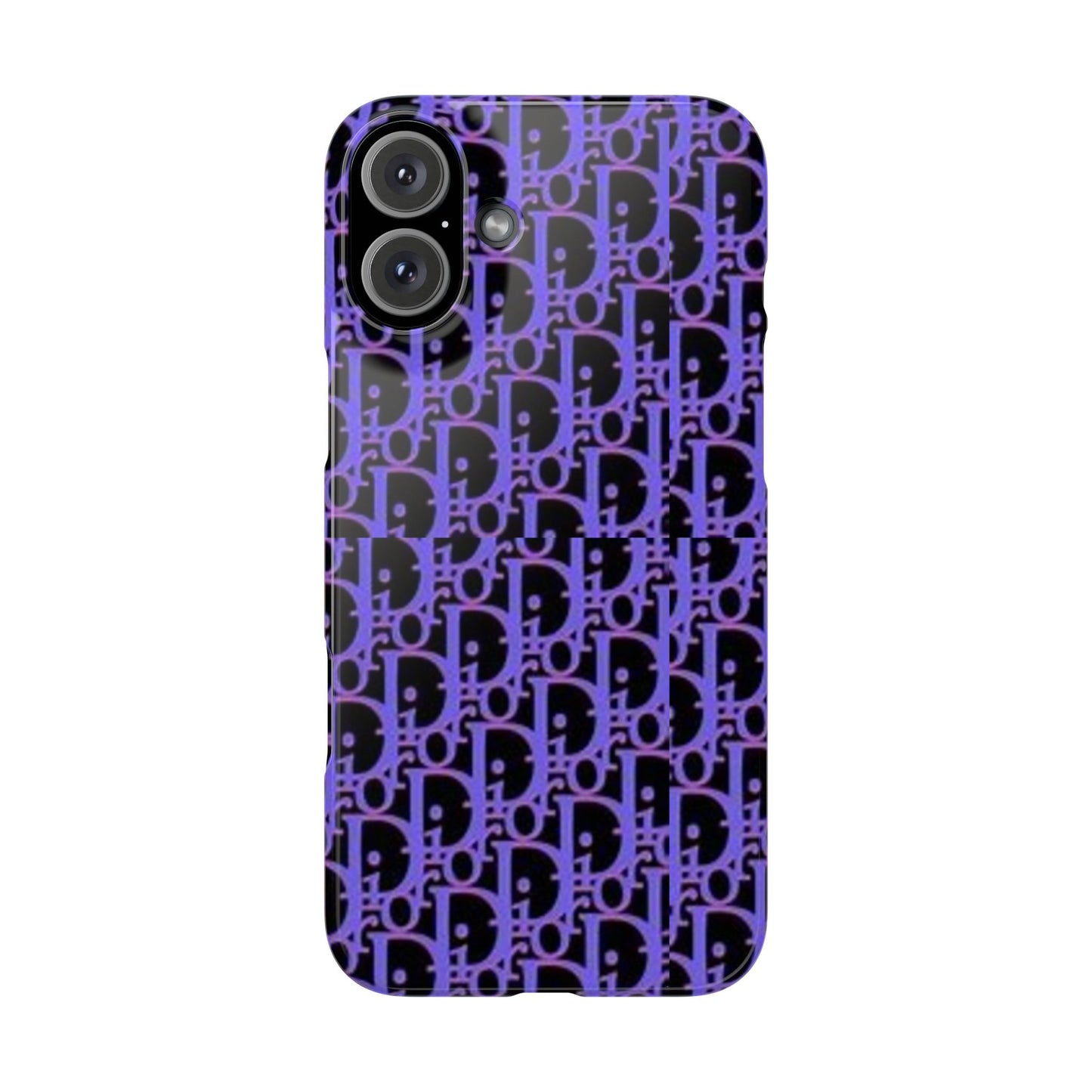 purple DIOR phone case