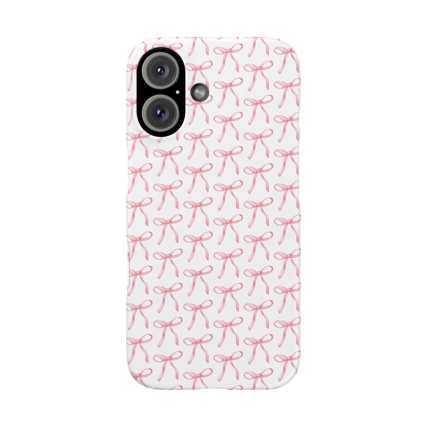 pink bow pattern phone case