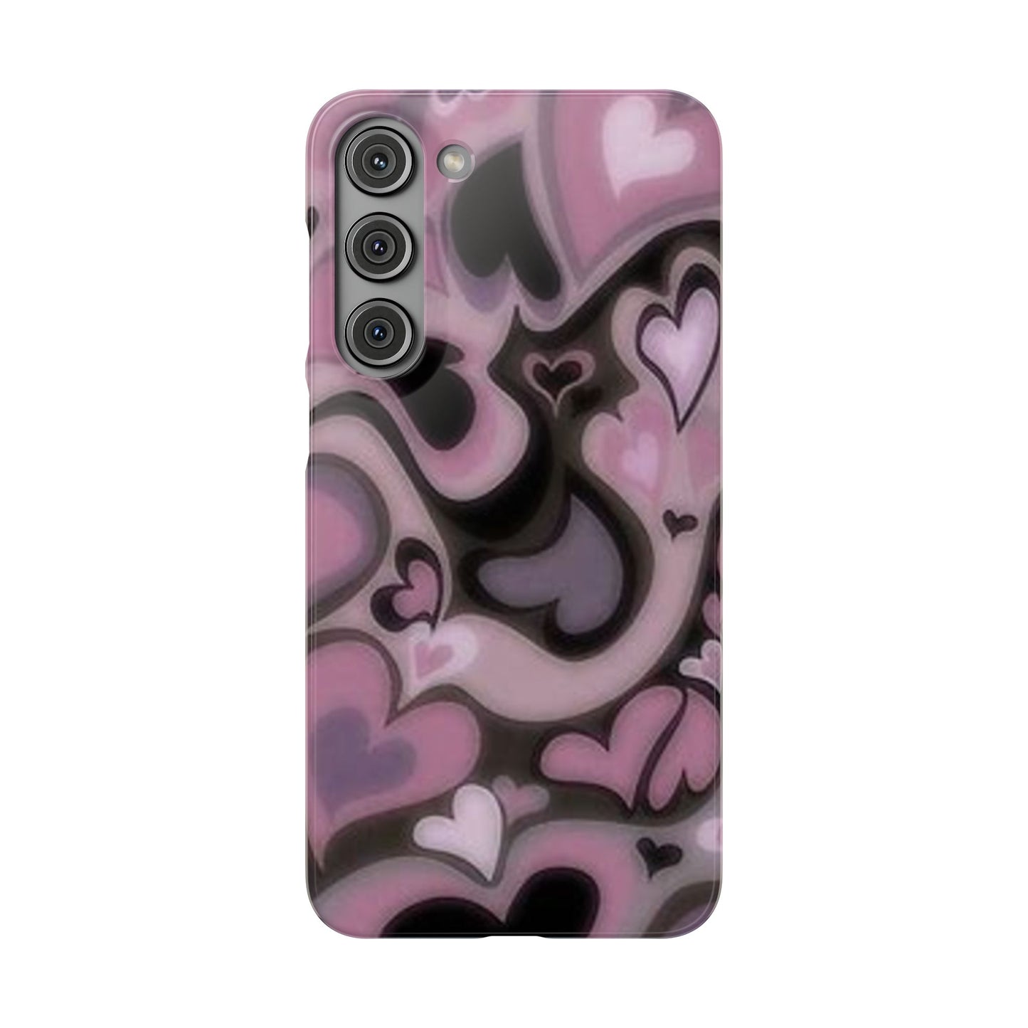 hearts pattern phone case