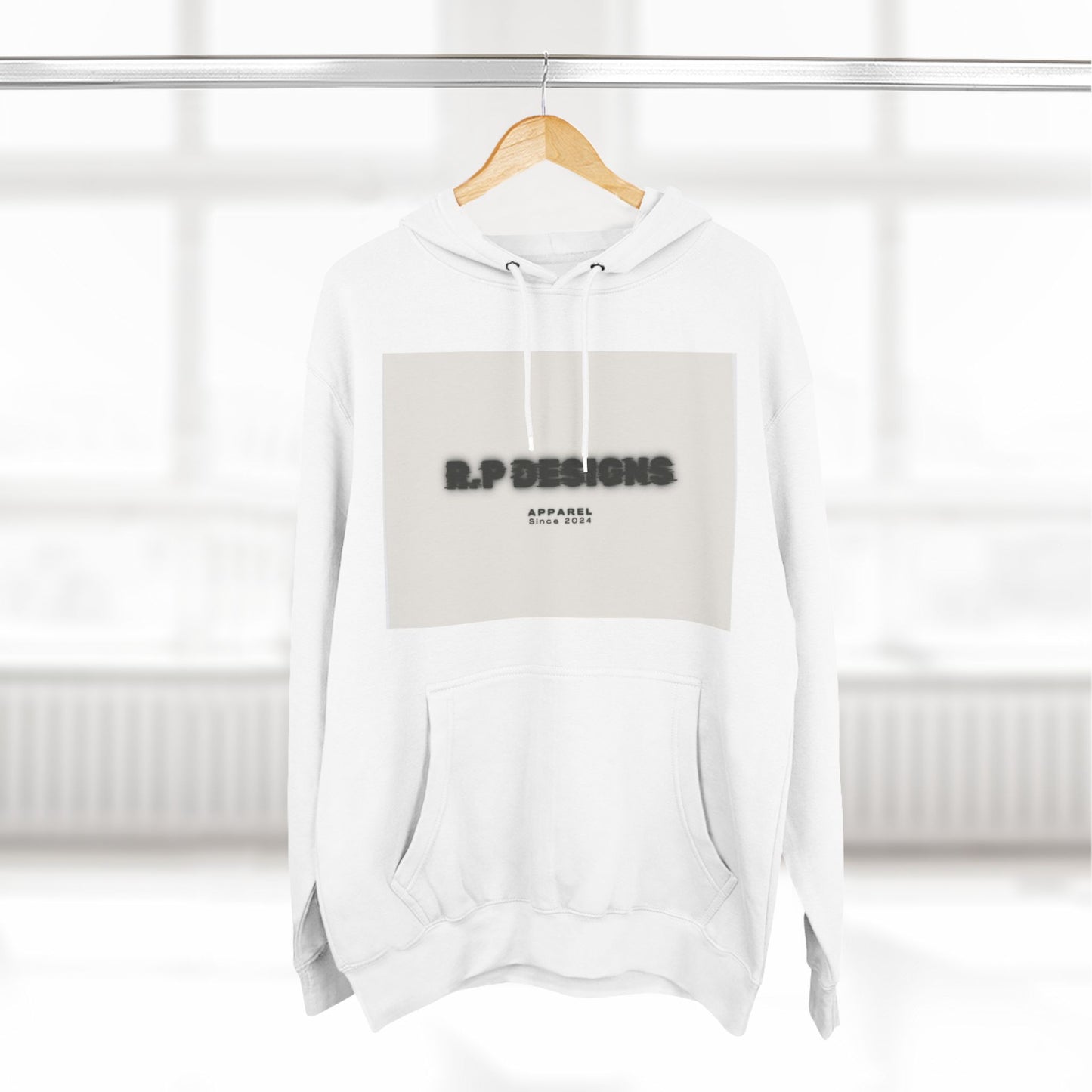 Three-Panel Fleece Hoodie