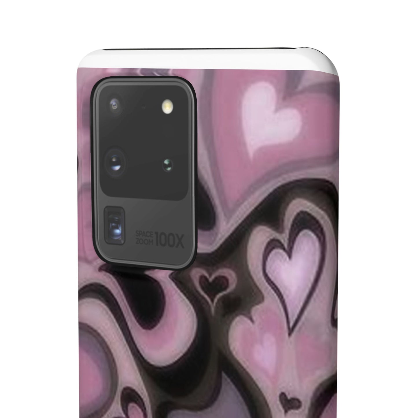 hearts pattern phone case