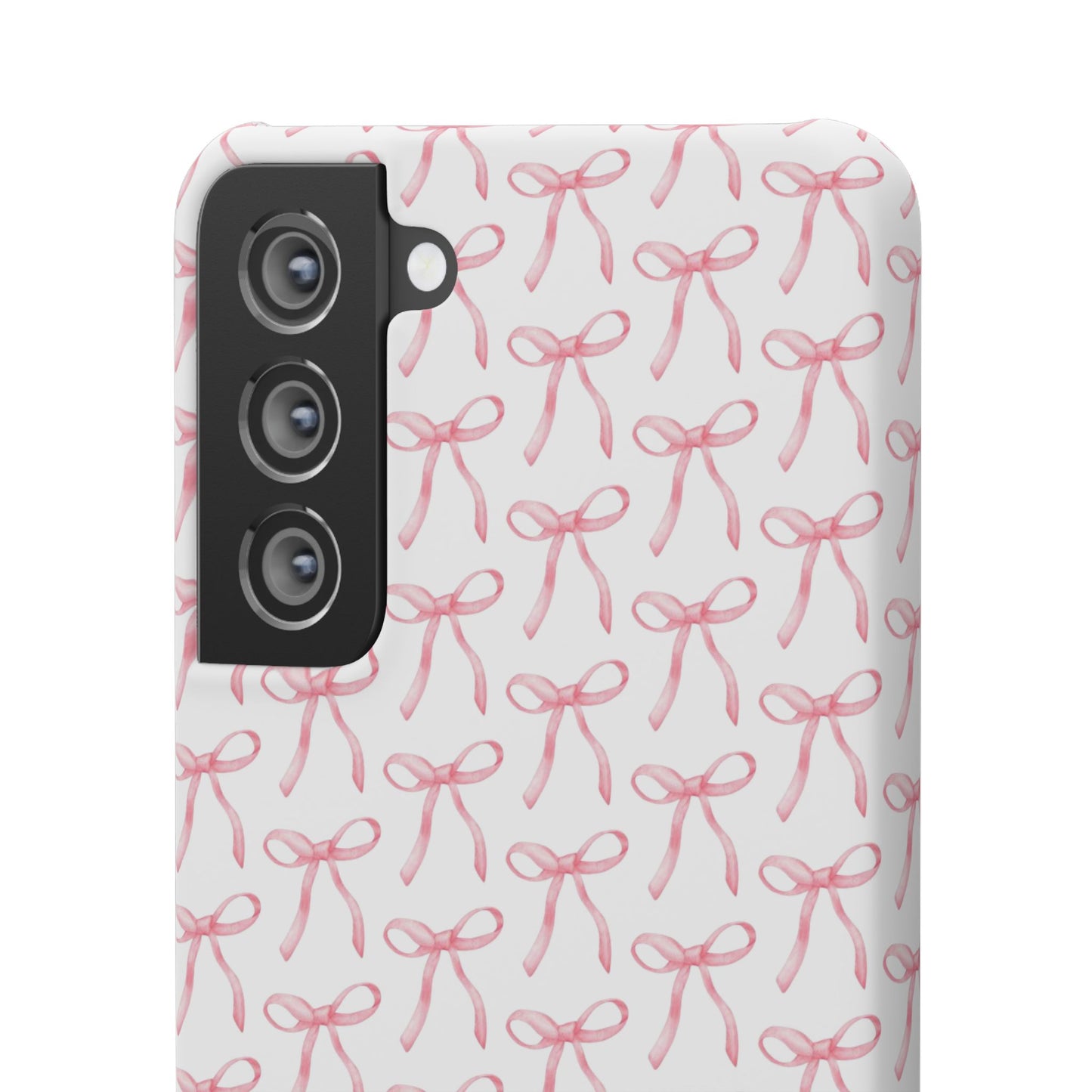 pink bow pattern phone case