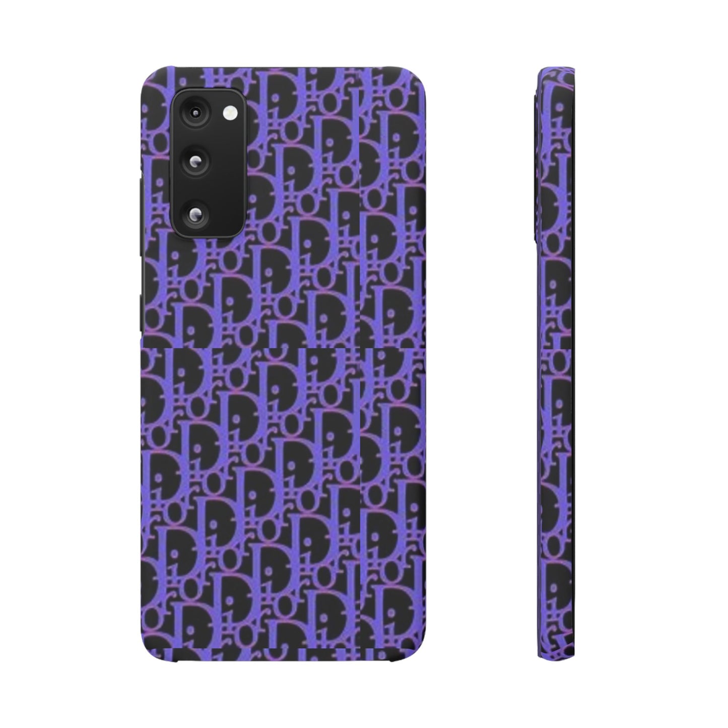 purple DIOR phone case