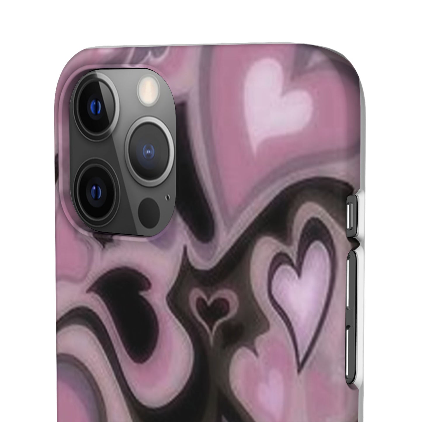 hearts pattern phone case