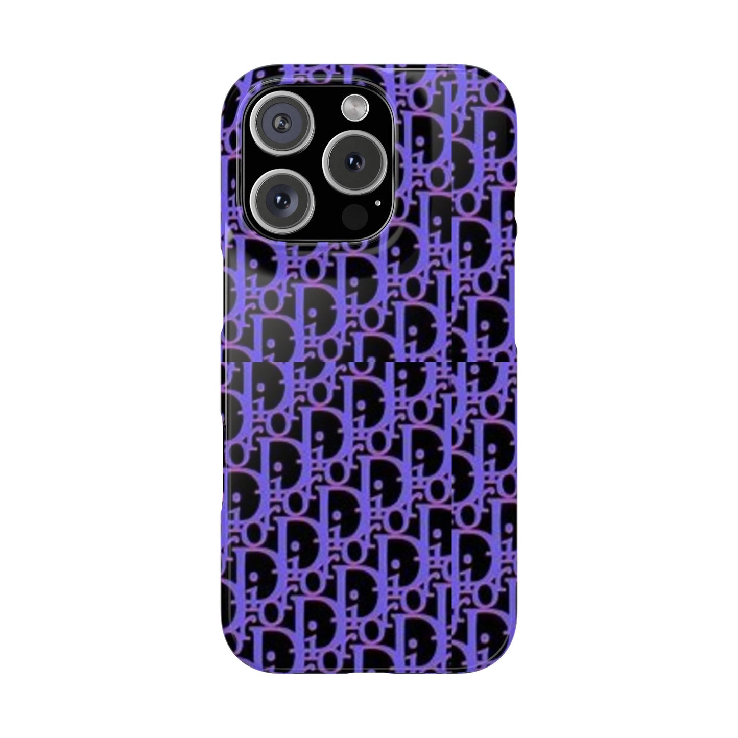 purple DIOR phone case