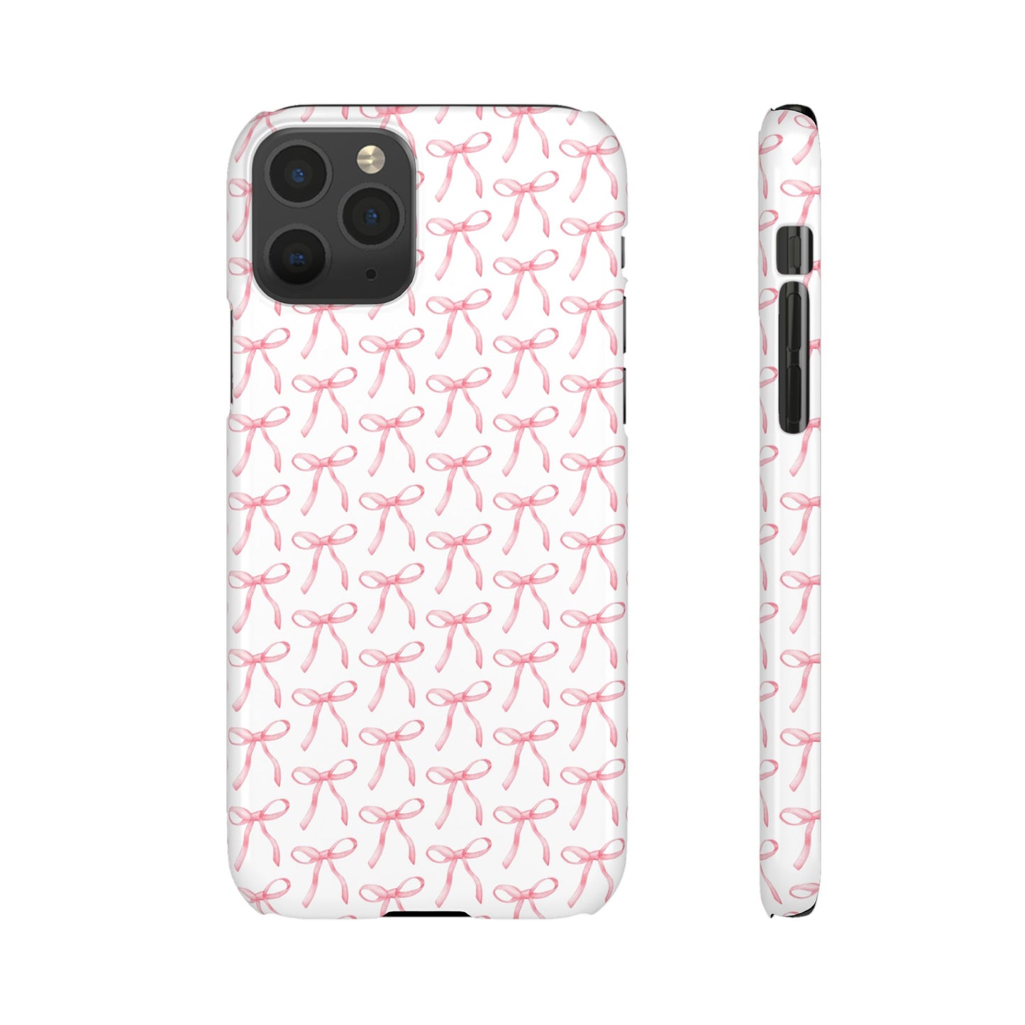 pink bow pattern phone case