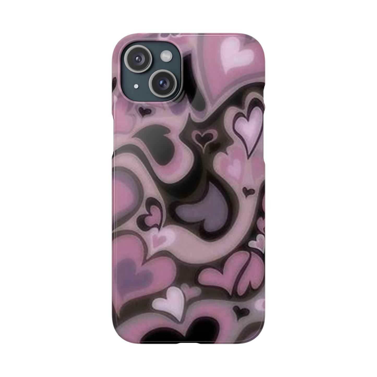 hearts pattern phone case