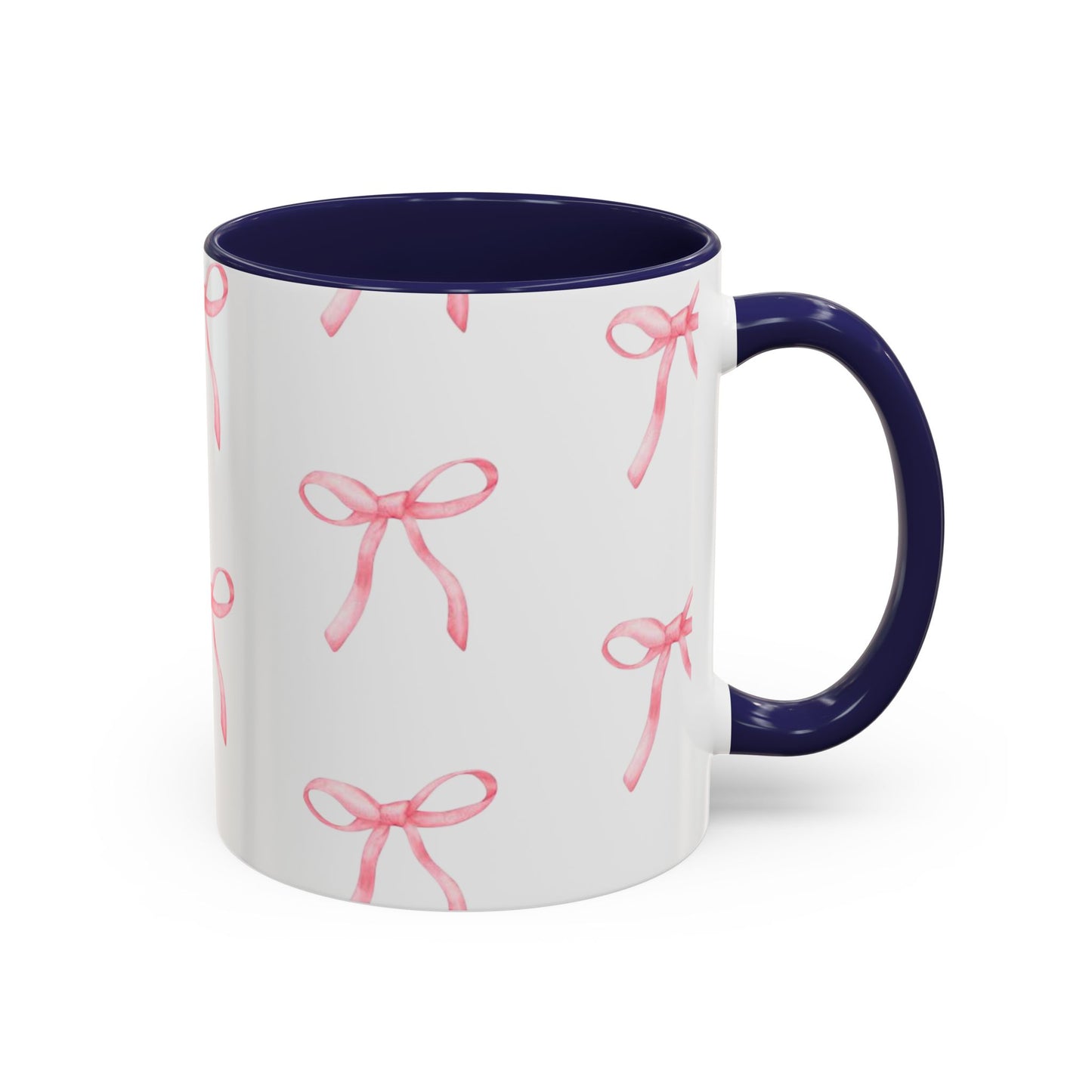 pink bow Accent Coffee Mug (11, 15oz)