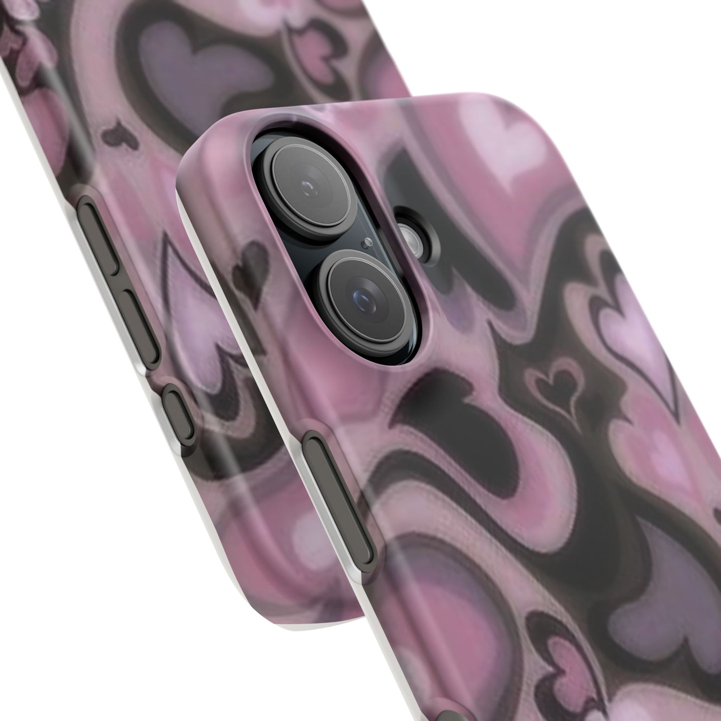 hearts pattern phone case