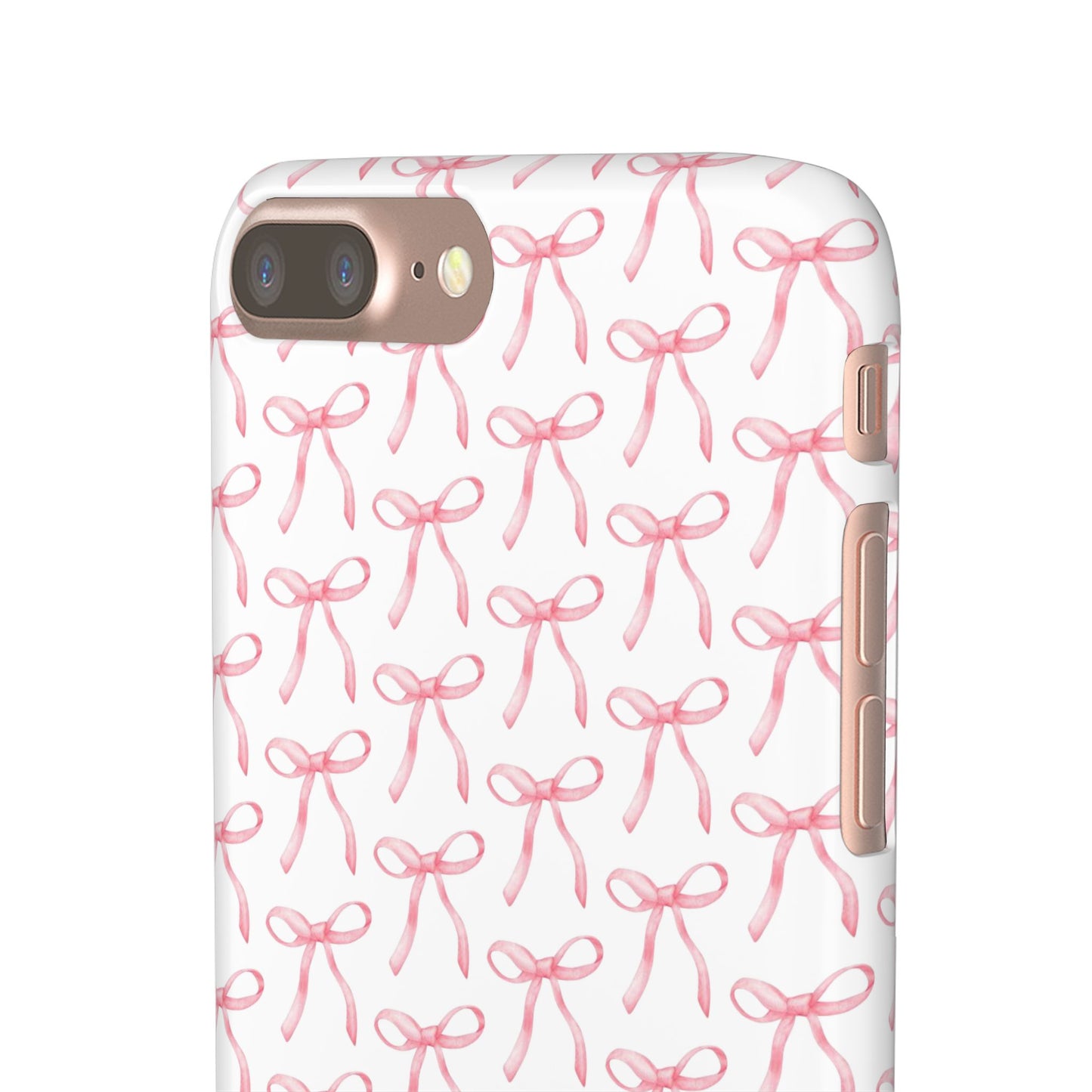 pink bow pattern phone case