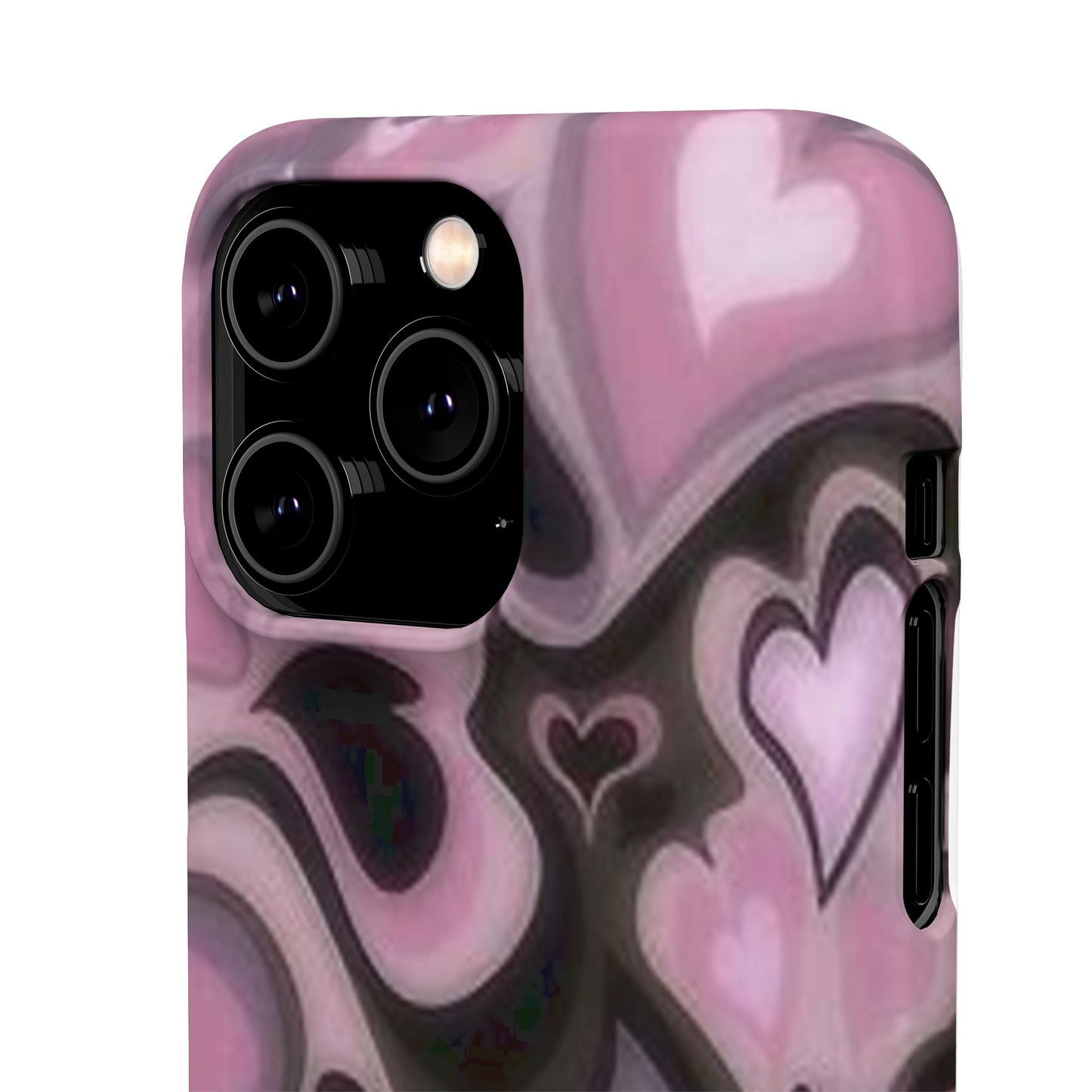 hearts pattern phone case