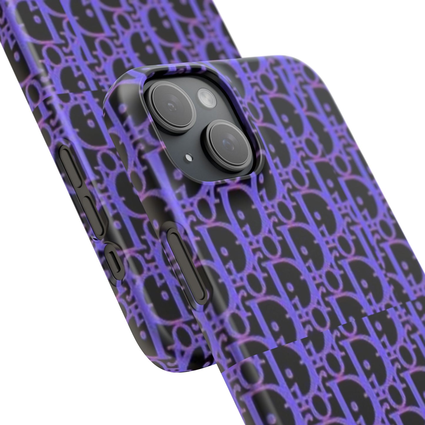 purple DIOR phone case