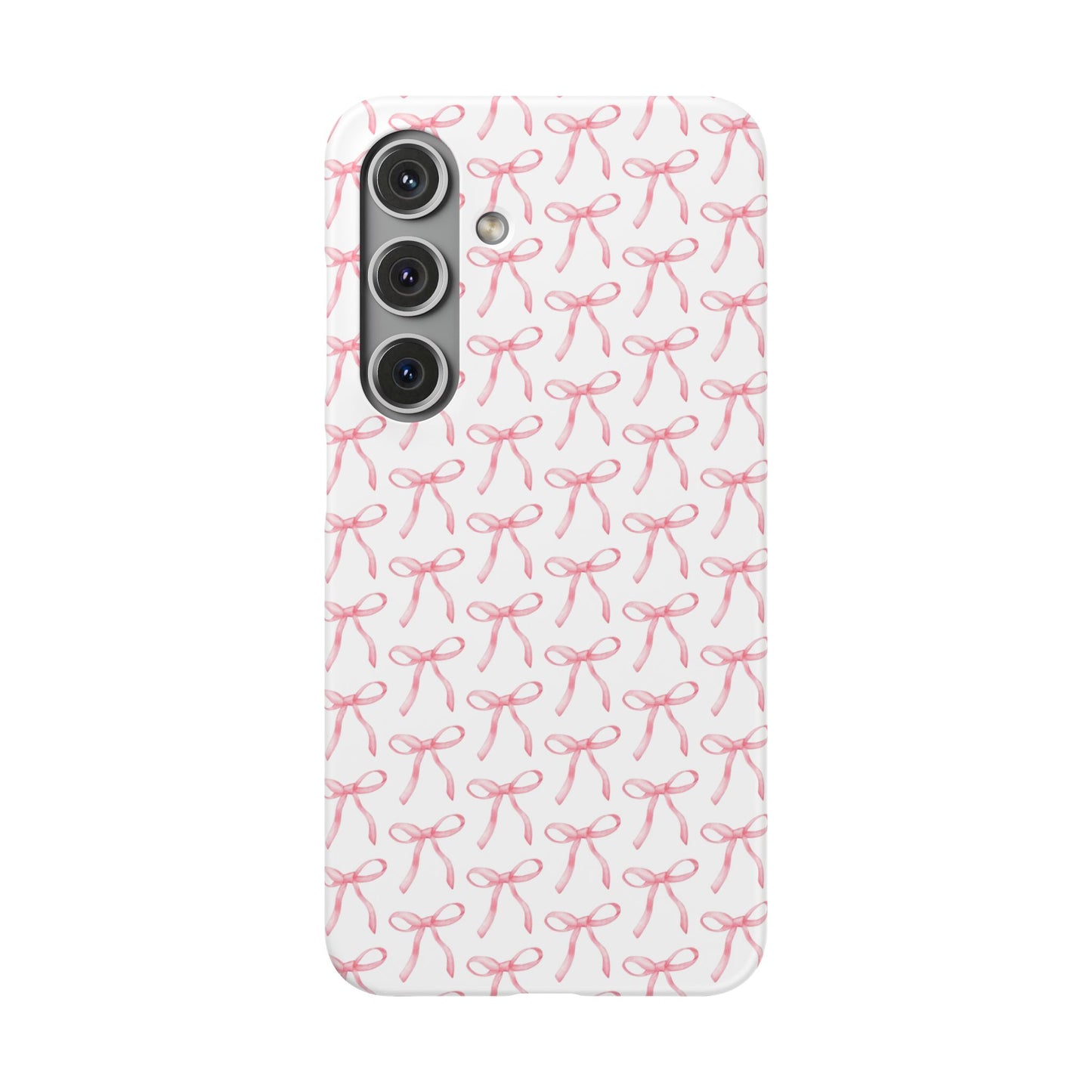 pink bow pattern phone case