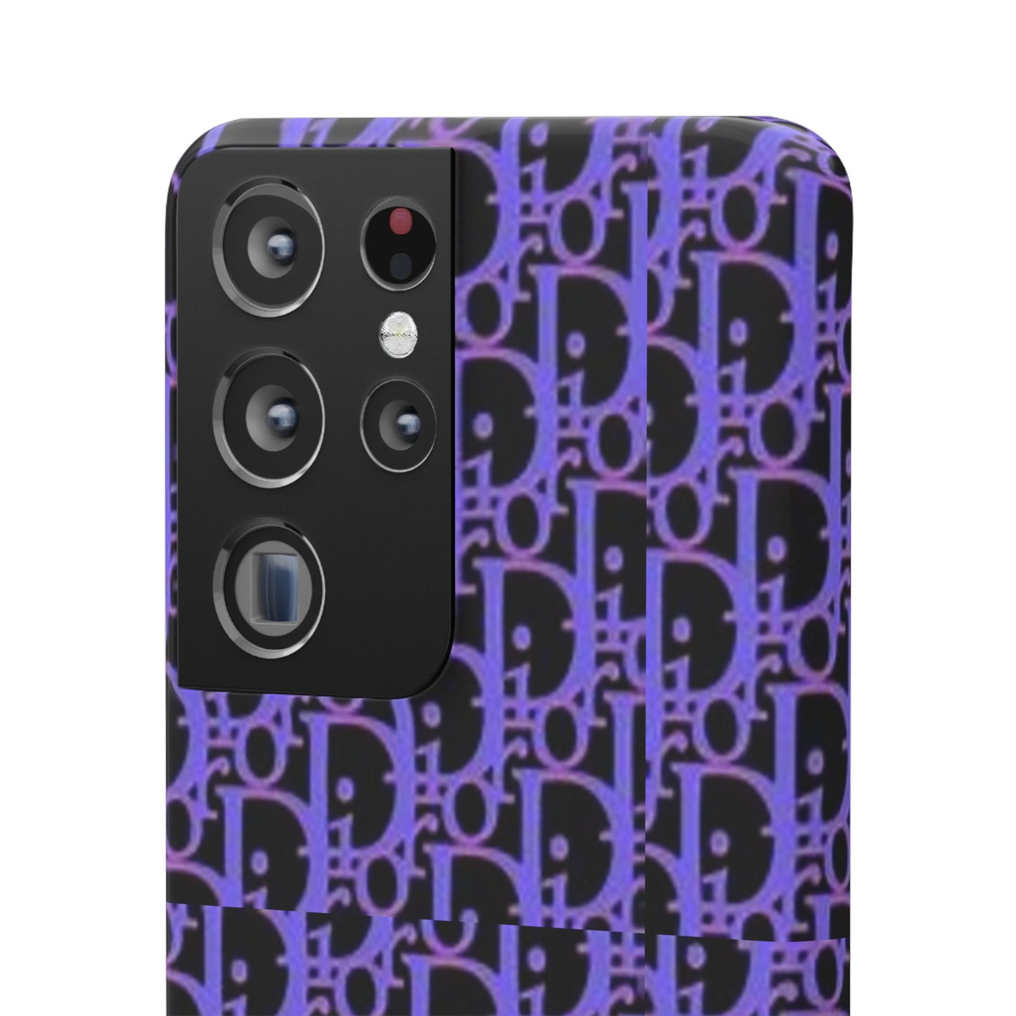 purple DIOR phone case