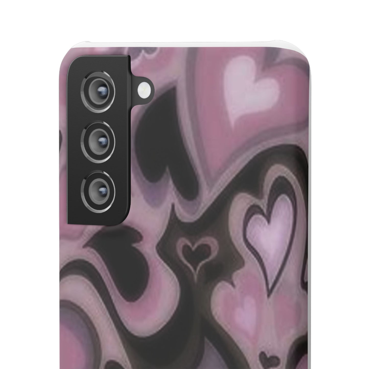 hearts pattern phone case