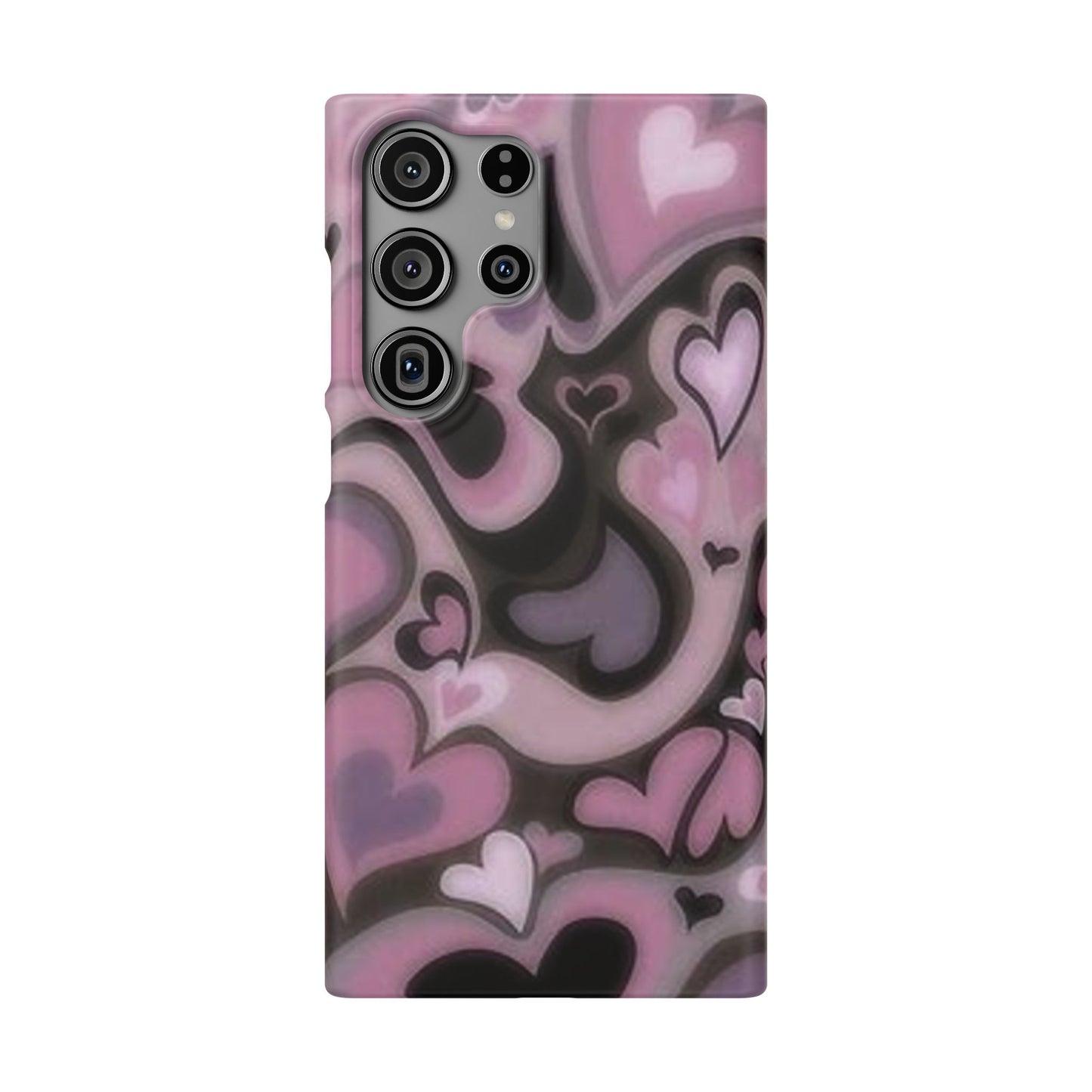 hearts pattern phone case