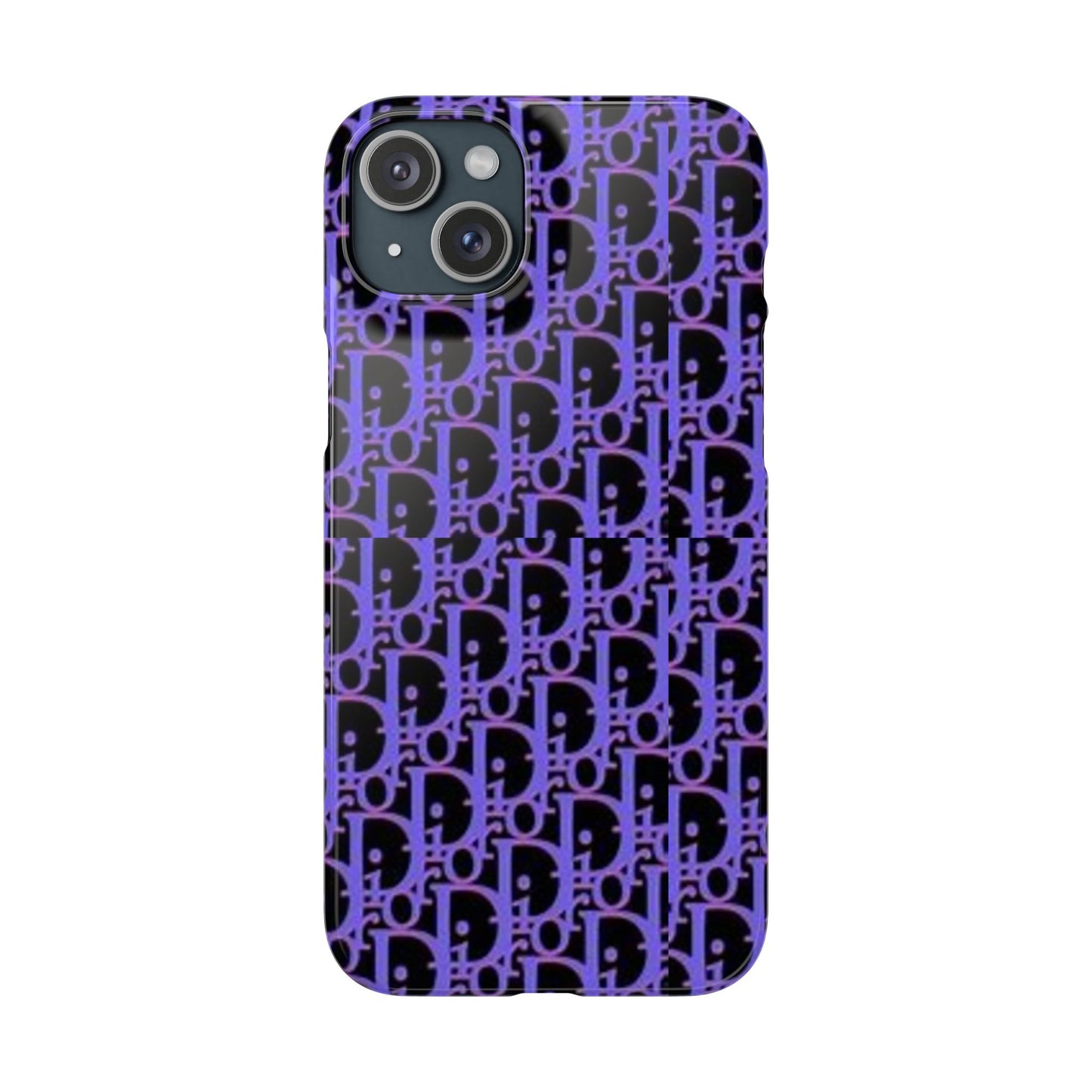 purple DIOR phone case