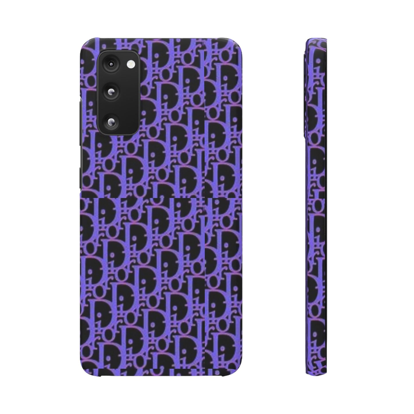 purple DIOR phone case