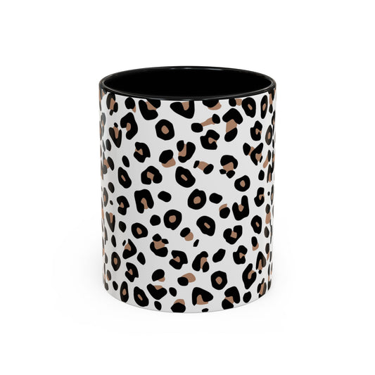 leopard print mug