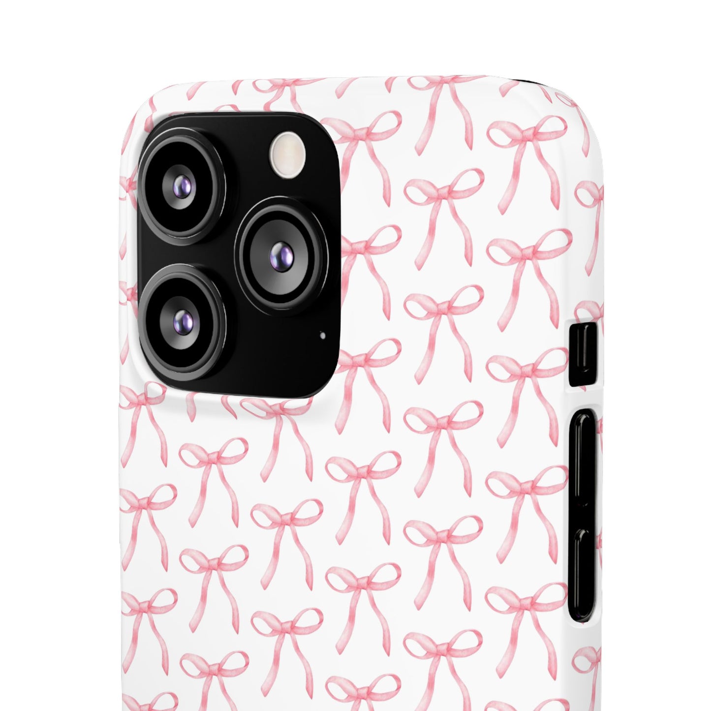 pink bow pattern phone case