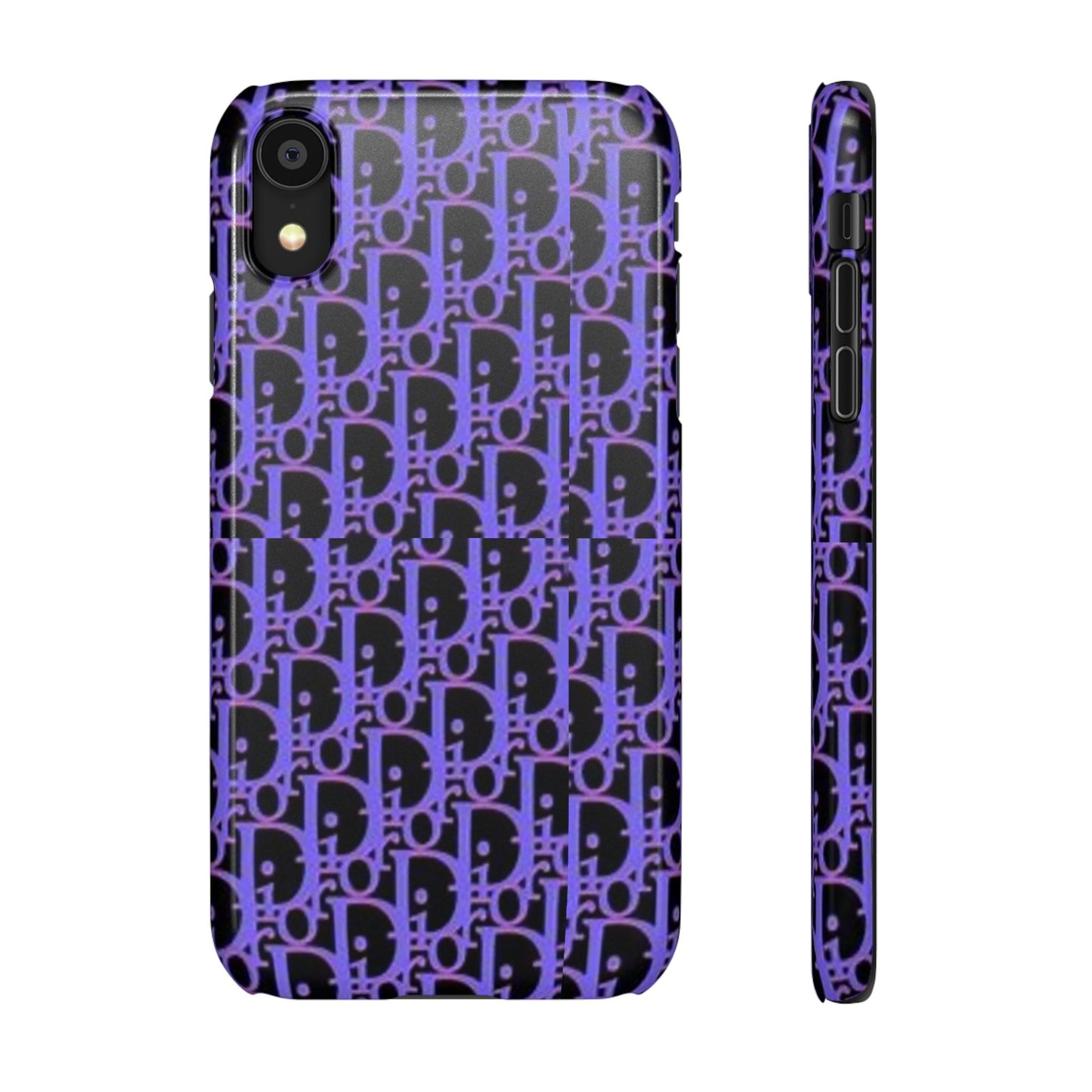 purple DIOR phone case