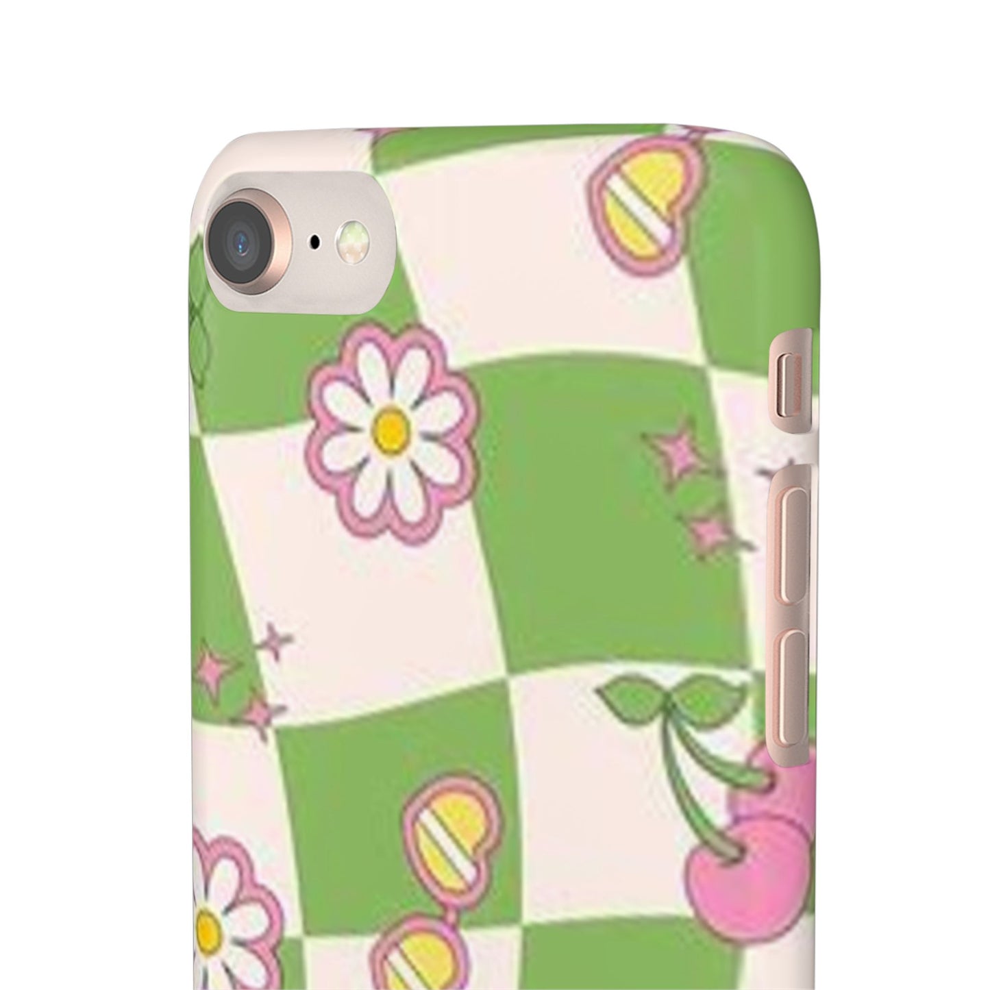 green indie pattern phone case