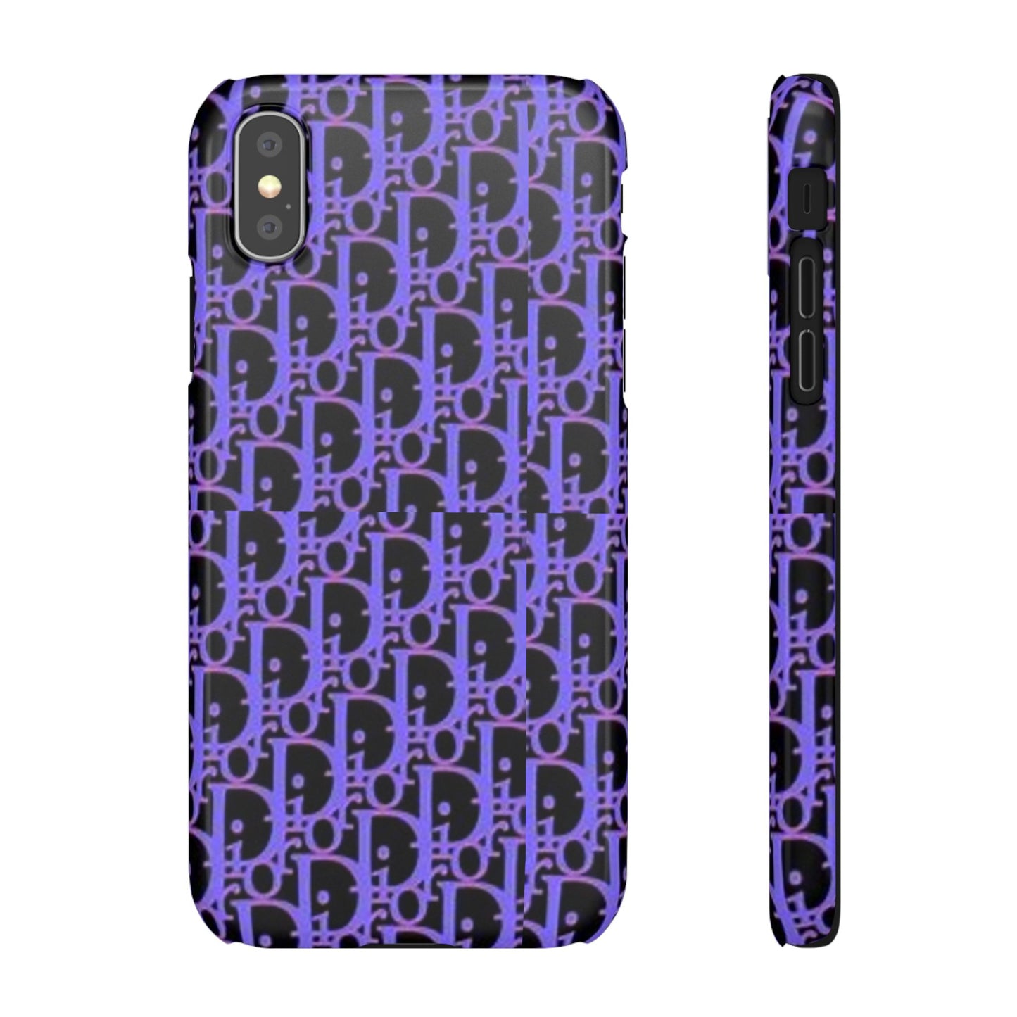 purple DIOR phone case