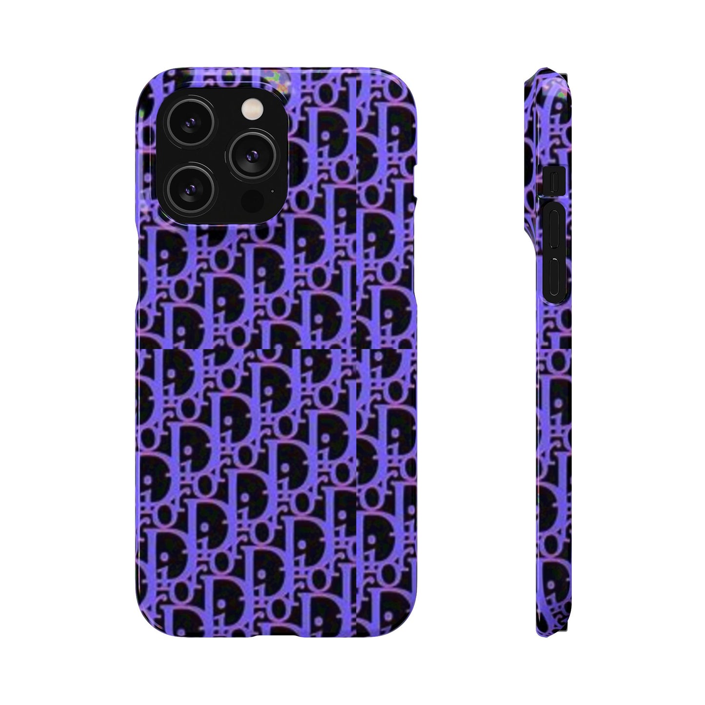 purple DIOR phone case