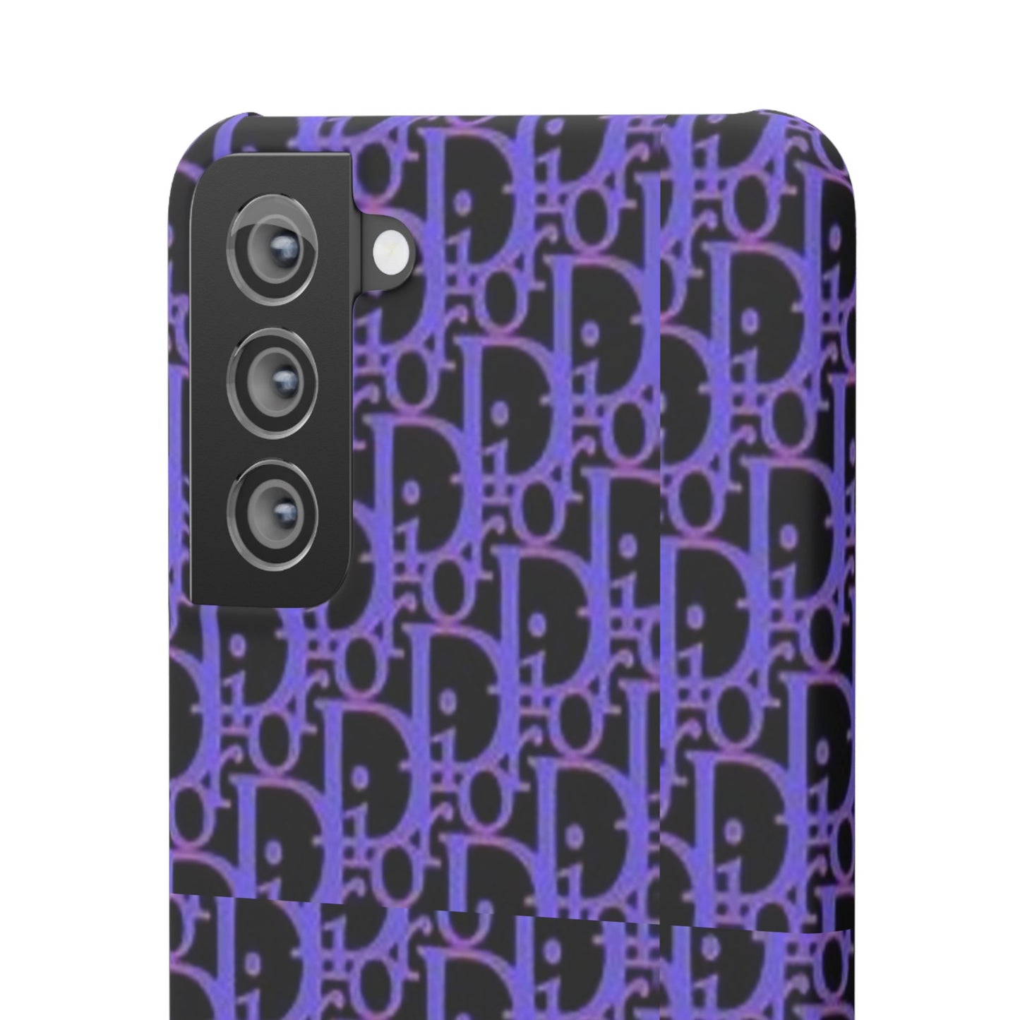 purple DIOR phone case